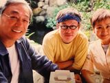 Director Peter Mak with Tsang and Chiao