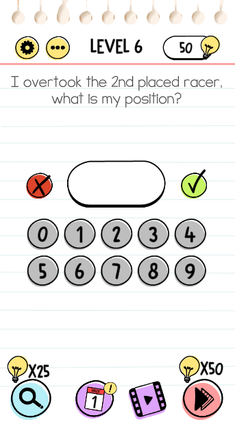 Brain Test Level 17 Answers • Game Solver