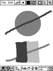 Pattern.png (2キロバイト) ペンのパターンを変更できます