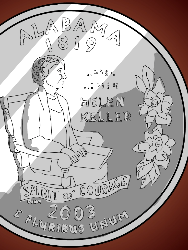 Helen Keller teaching a girl sign language. Helen Keller was an American  author, disability rights advocate, political activist, and lecturer. In  1904 she became the first deafblind person to earn a Bachelor, image size:768x1024