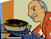 Grandpop Sniff Hot Pie Burnt