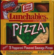 Pepperoni Pizza Lunchable pack w/Cartoon Network Pal offer