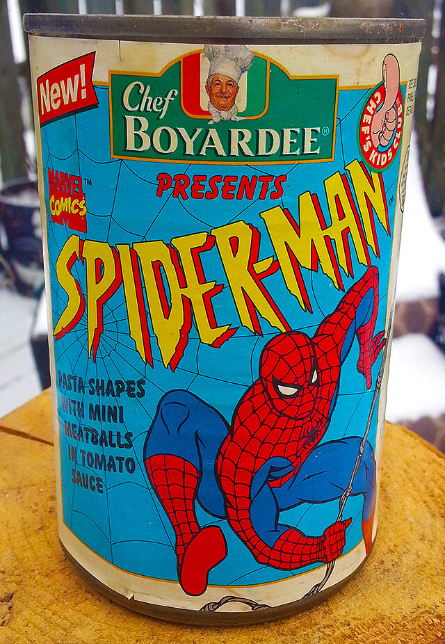 Chef Boyardee Spider-Man Pasta | packaging pedia | Fandom