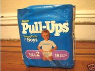 Boys size 2 Pull-Ups pack circa 1992