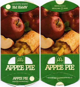 Mcdonald S Apple Pie Packaging Pedia Fandom apple pie packaging pedia fandom