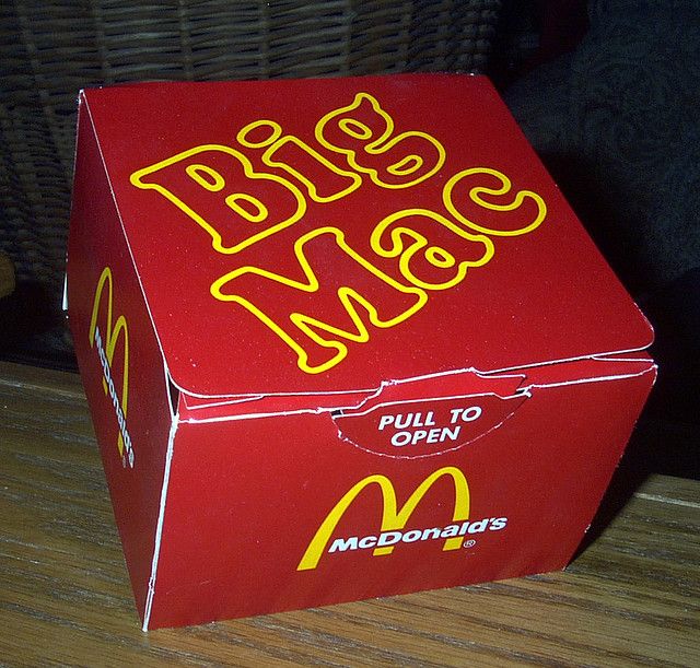 big mac packaging