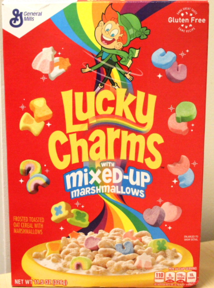 Lucky Charms, packaging pedia