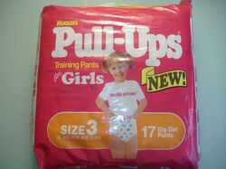 3 Vintage Huggies Pull Ups Training Pants for Girls Size 1 From 1992!