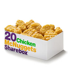 Chicken McNuggets 20 Piece Share Box (UK) | packaging pedia Chicken McNuggets 20 Piece Share Box (UK) | packaging pedia