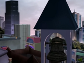 The town