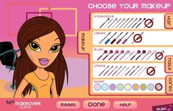 BRATZ MAKEOVER GAME jogo online gratuito em