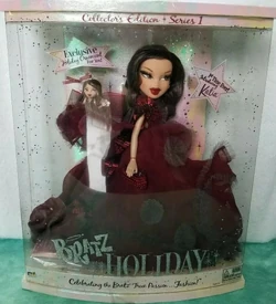 Poupée Bratz Katia – Holiday Christmas Winter Ball, Complète Sur Socle, Occasion