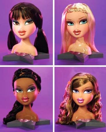 Bratz funky fashion makeover head doll top