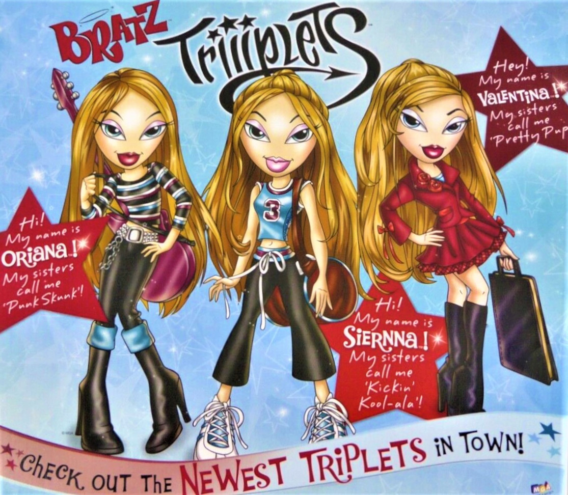 bratz dolls triplets