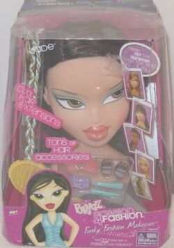 Toys, 206 Bratz Passion 4 Fashion Funky Fashion Makeover Cloe Styling Head