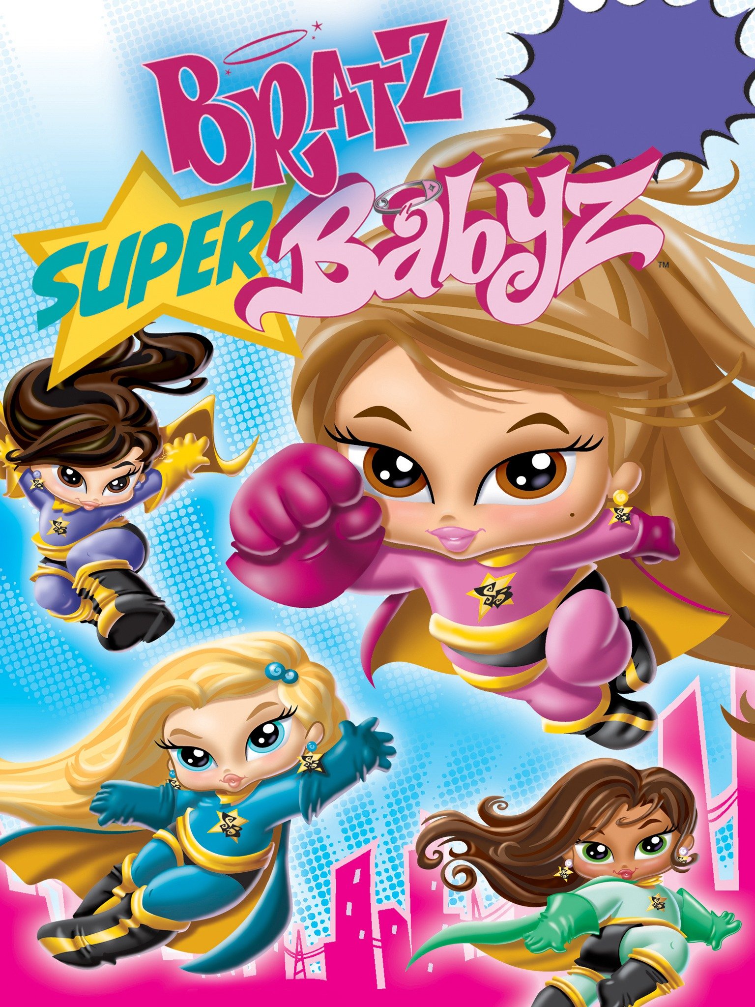 Talking Bratz Super Babyz Doll Sasha Big Babyz Super Hero 12