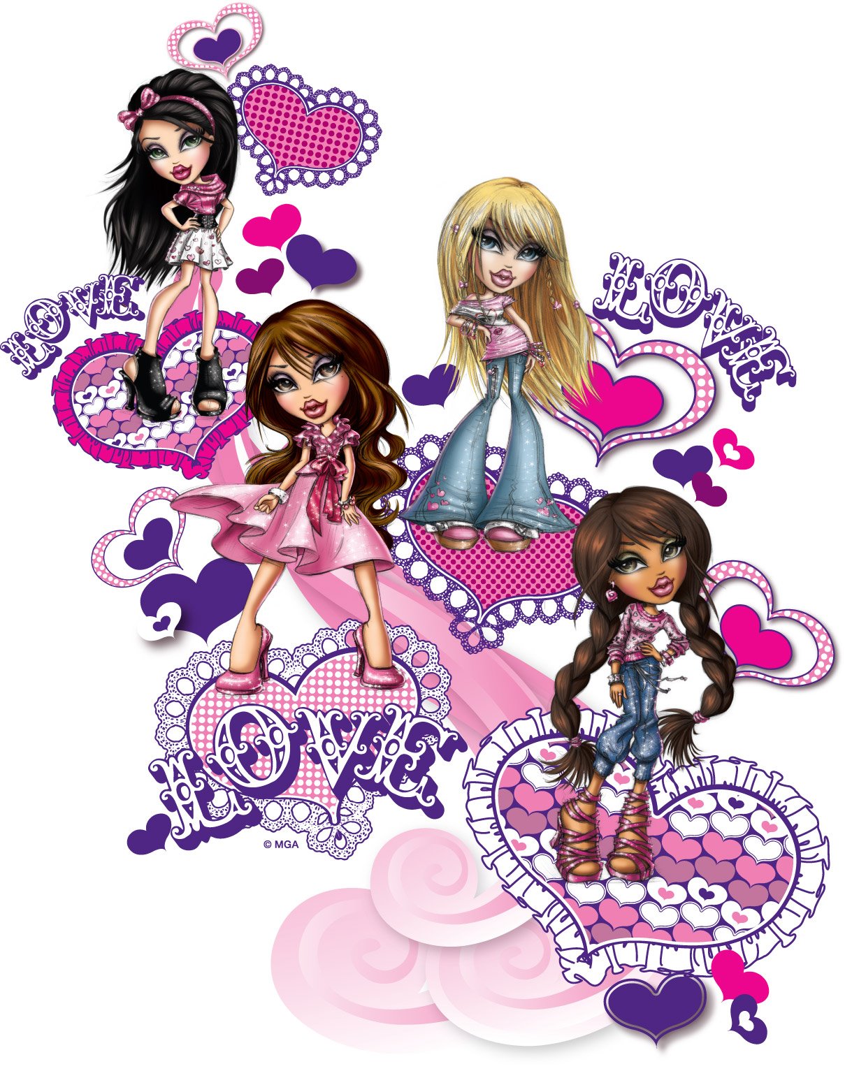 Bratz Valentine  Comic art girls, Bratz girls, Bratz doll