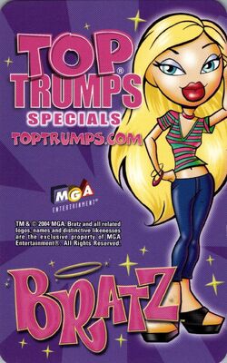 Genie Magic Jade - Bratz Passion 4 Fashion Top Trumps Specials Card
