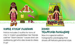 Bratz Original Fashion Doll Felicia Series 3 with 2 Outfits and