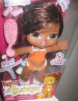 Bratz Big Babyz Felicia nude doll ( RARE )