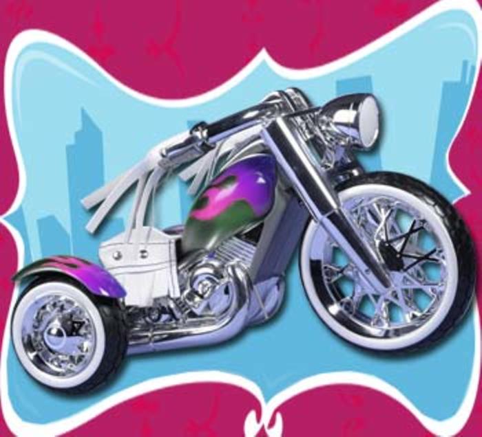 BRATZ BIG BABYZ Motorbike Rock Angelz Baby Doll Motorcycle Flames Bike  $45.00 - PicClick AU