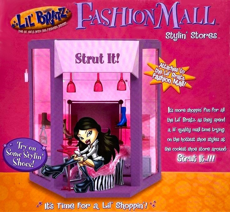 Lil'Bratz リルブラッツ ファッションモール フルコンプリート 2003 Lil Bratz Fashion Mall Playset with Nevra Doll-Box