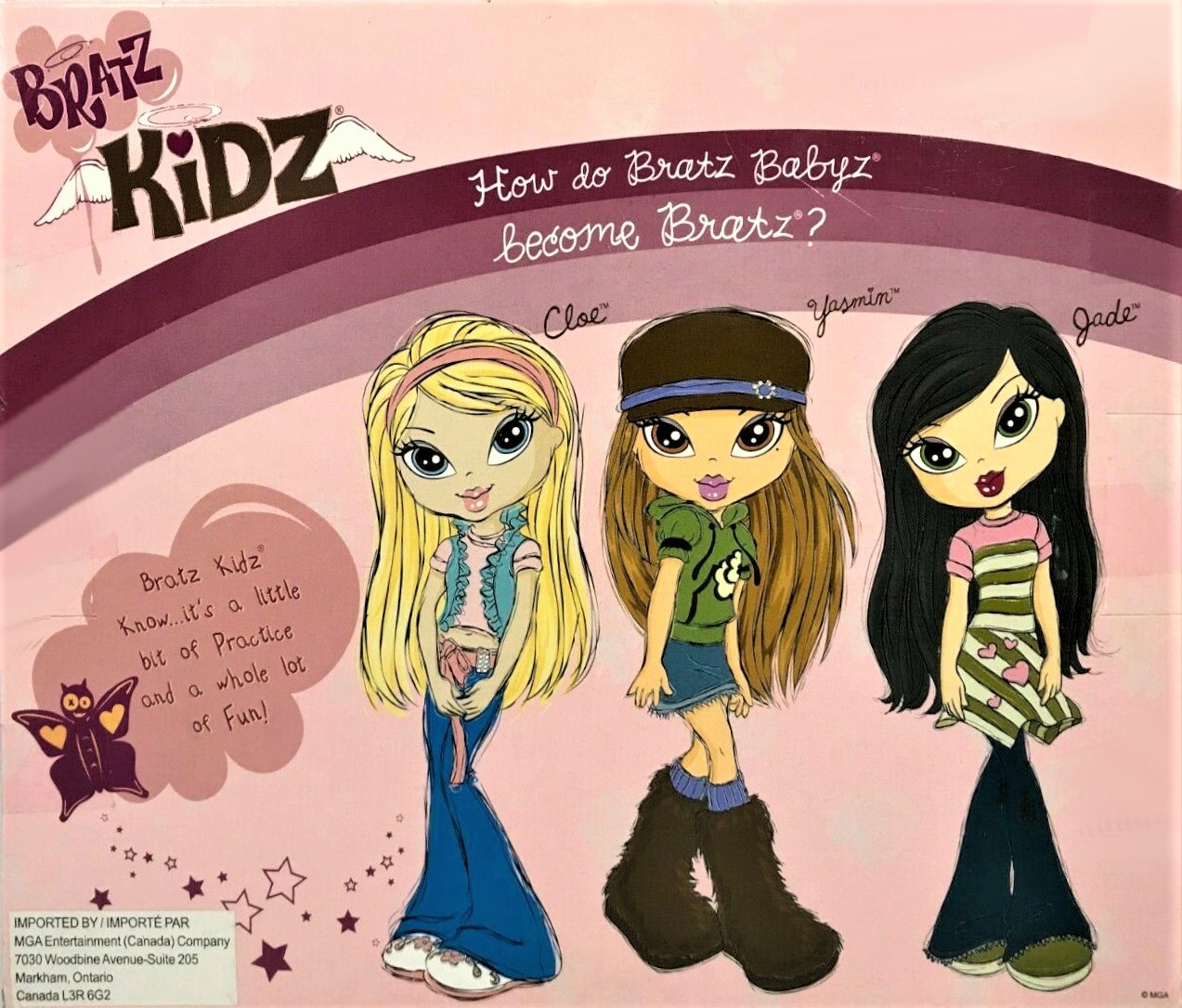 Bratz big babyz vinessa cloe and kidz Yasmin lot bratz ponyz