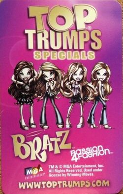 Genie Magic Katia - Bratz Passion 4 Fashion Top Trumps Specials Card