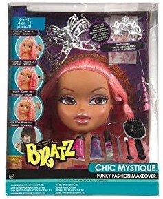 New Bratz Chic Mystique Funky Fashion Makeover Heads!