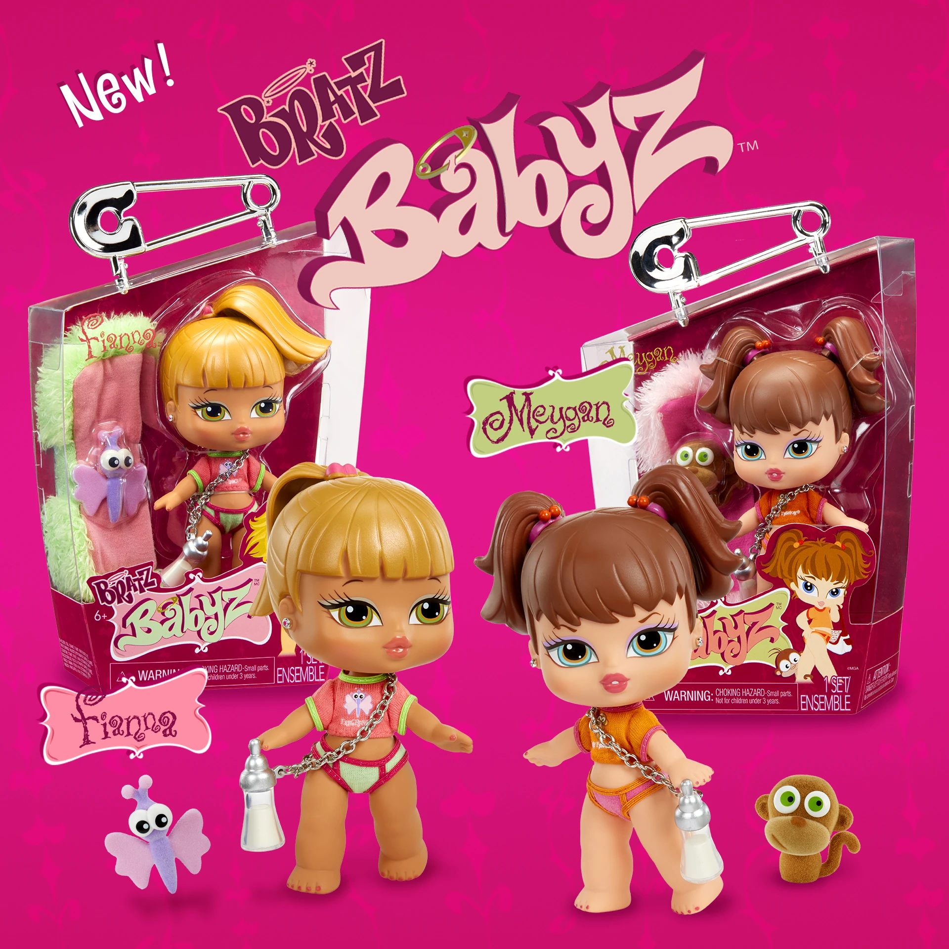 Bratz Babyz Buy 2pk Twiins Phoebe & Roxxi Fashion Dolls Toys Kids
