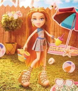 Bratz Backyard Beach Bash Fashion Doll Origional Cute Cartoon Summer Dress  Up Set with accessoriesGift For Kids And Adult
