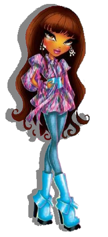 Black bratz doll sasha top