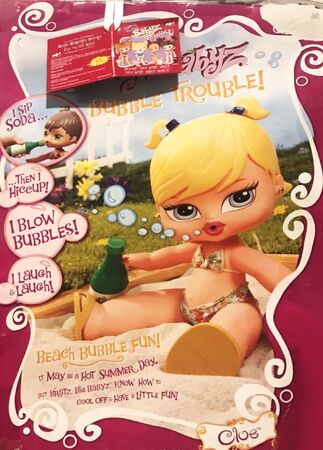 2005 Bratz Big Babyz BUBBLE TROUBLE SASHA (AA) Doll v1 by MGA