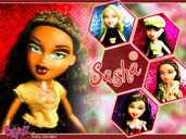 Downloadable Sasha introduction wallpaper found on the old Cool Bratz website.