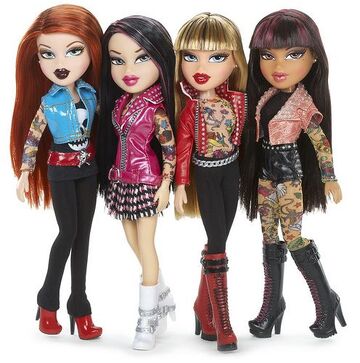 Limited Edition Bratz Doll Sasha Rock Angelz Authentic MGA Bratz Sasha With  A Rose Tattoo on Her Stomach Take a Note to Description 