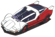 Vehicle mode above view (Disguise).