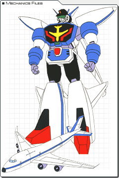 ダ・ガーン ジェットセイバー ジェットセイバー THE BRAVE OF LEGEND 空の3体合体スカイセイバー