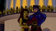 Ray Palmer and Princess Laethwen