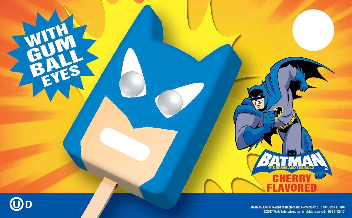 Blue Bunny Batman ice cream pop | Batman: the Brave and the Bold Wiki |  Fandom