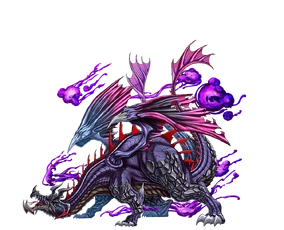 Onyx Dragon Rugrow | Brave Frontier Wiki | Fandom