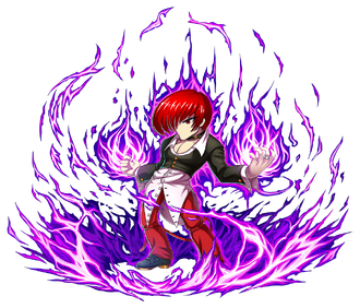 Even without his Flames, Iori Yagami is one of the powerful