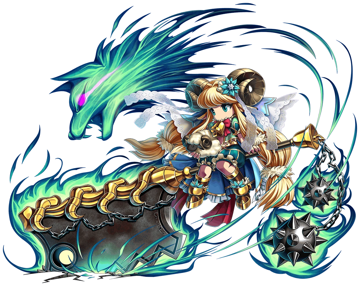 断碧の羊姫神ウーラ Brave Frontier Wiki Fandom