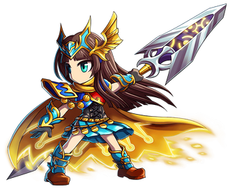 Gold Warrior Rina | Brave Frontier Wiki | Fandom