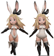 Bravely Second: End Layer alternate outfits