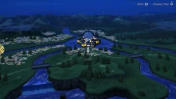 Florem in the overworld at night in the HD Remaster.