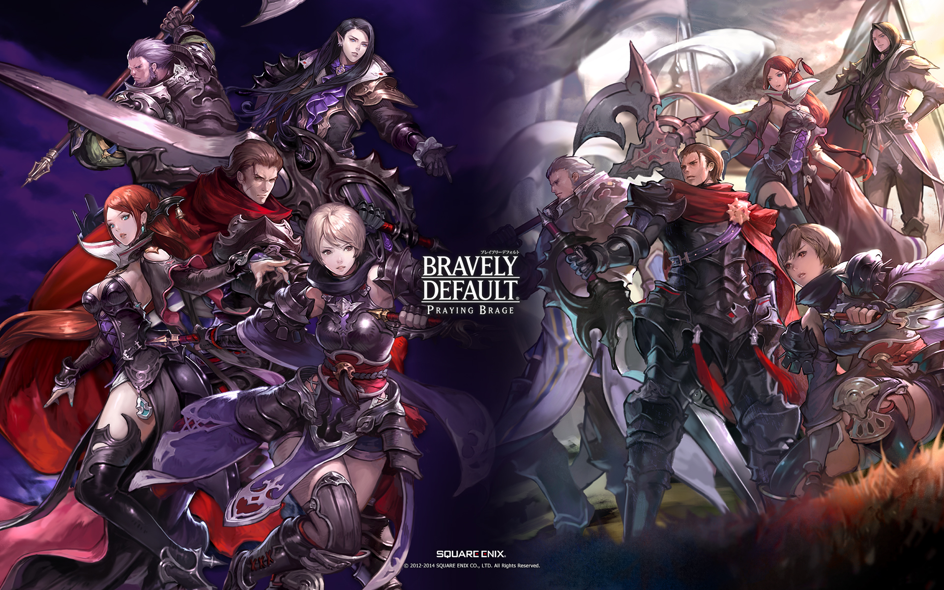 bravely default character wallpaper