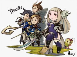 agnes oblige, tiz arrior, magnolia arch, and yew geneolgia (bravely default  and 2 more) drawn by ikusy