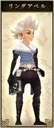 An avatar dressed as Ringabel from the Square Enix Members Virtual World.