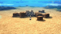 Ancheim in the overworld during daytime in the HD Remaster.