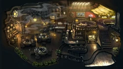 The Drunken Pig Tavern artwork.